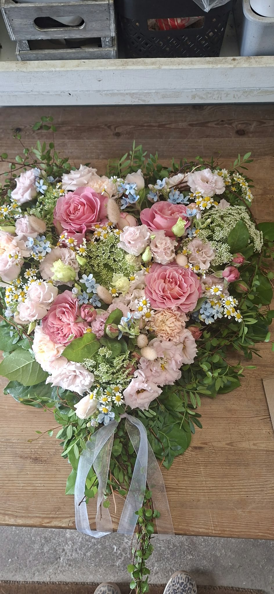 Blumenschmuck für Hochzeitsauto Variante 6