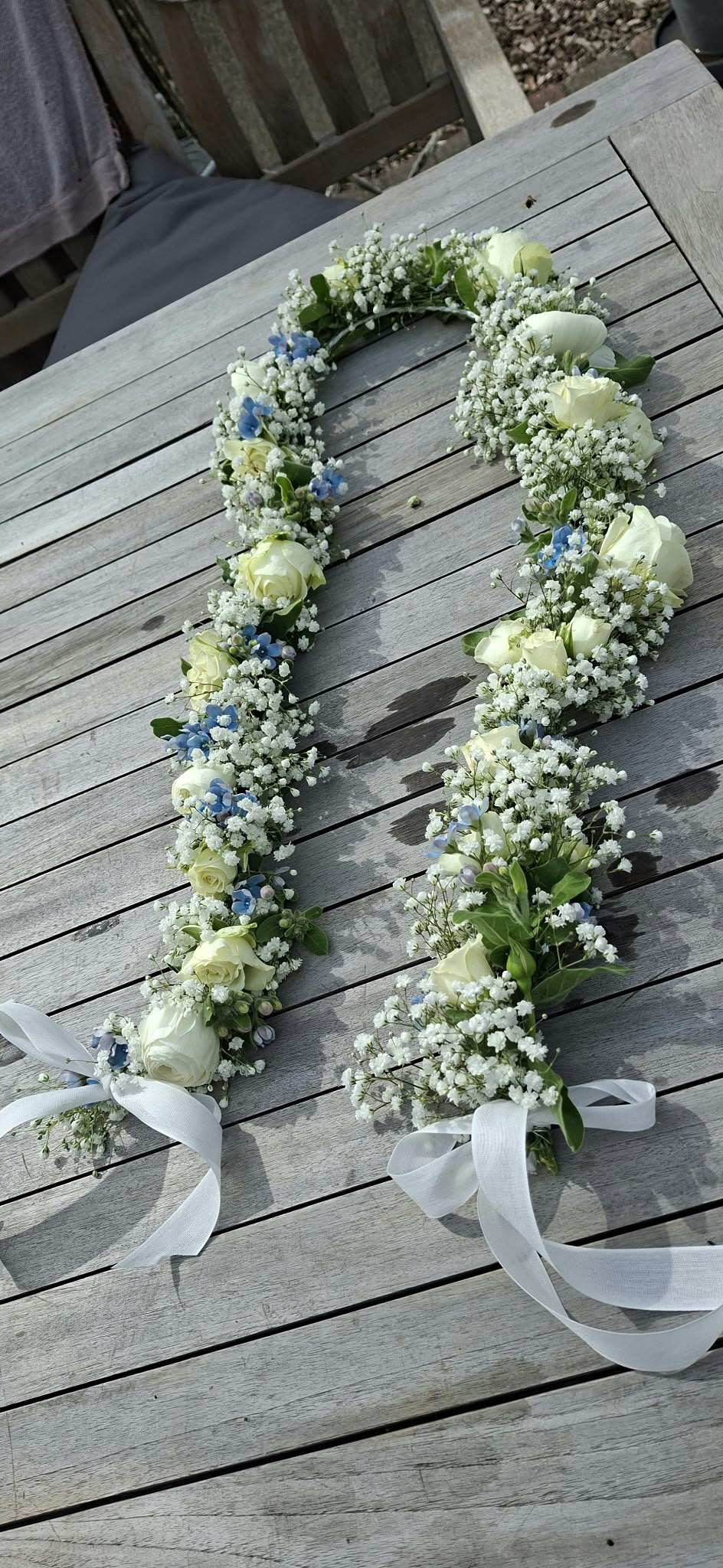 Blumenschmuck für Hochzeitsauto Variante 9