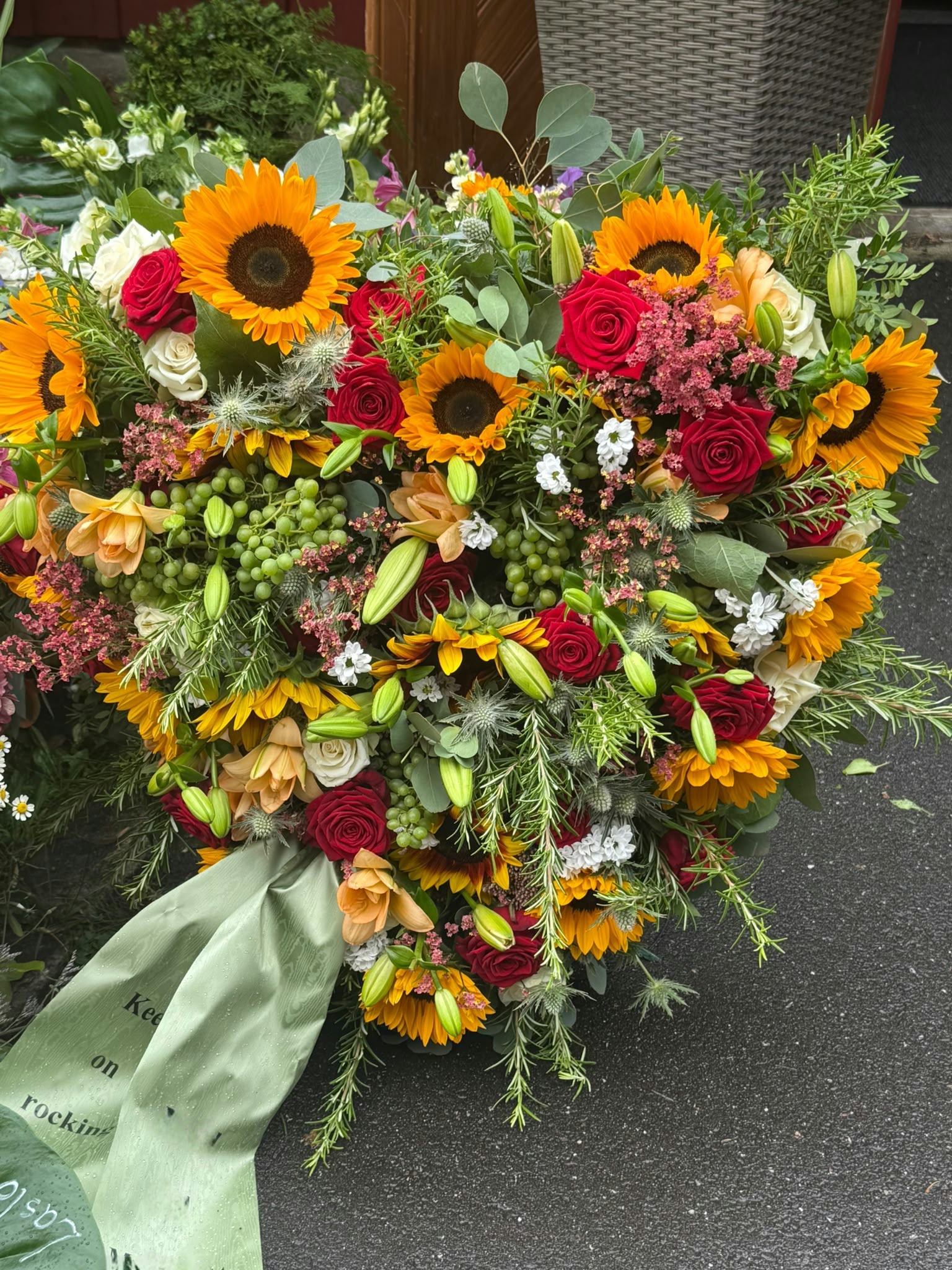 Trauerfloristik und Blumenschmuck Variante 1
